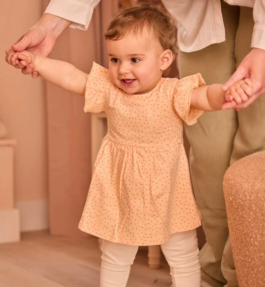 Dirkje Peach Polkadot Dress SP