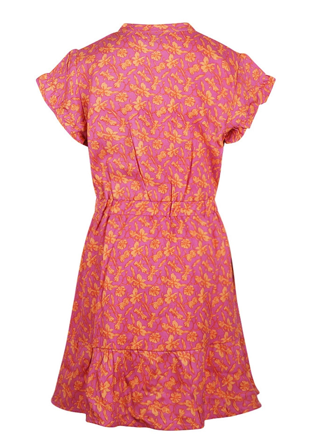 NWM Fuchsia & Orange Floral Dress SP