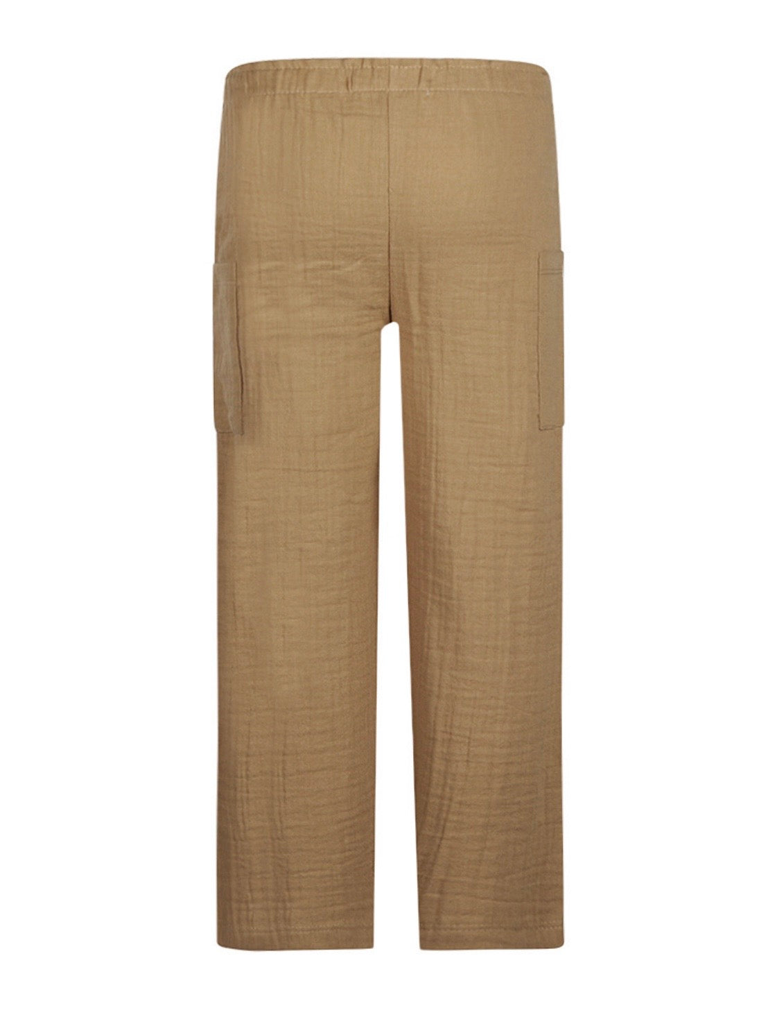 Koko Noko Brown Muslin Wide Leg Pant SP