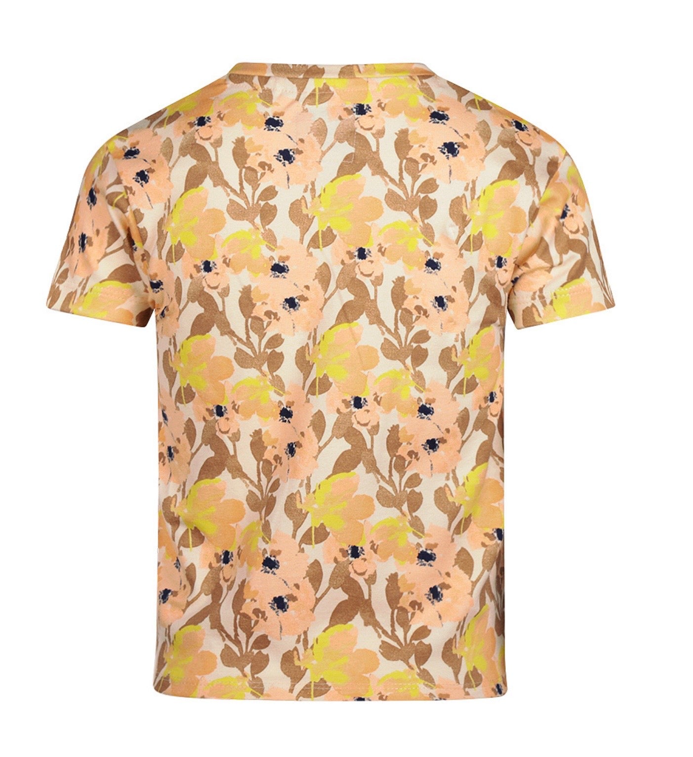 Koko Noko Peach Floral Print T-Shirt