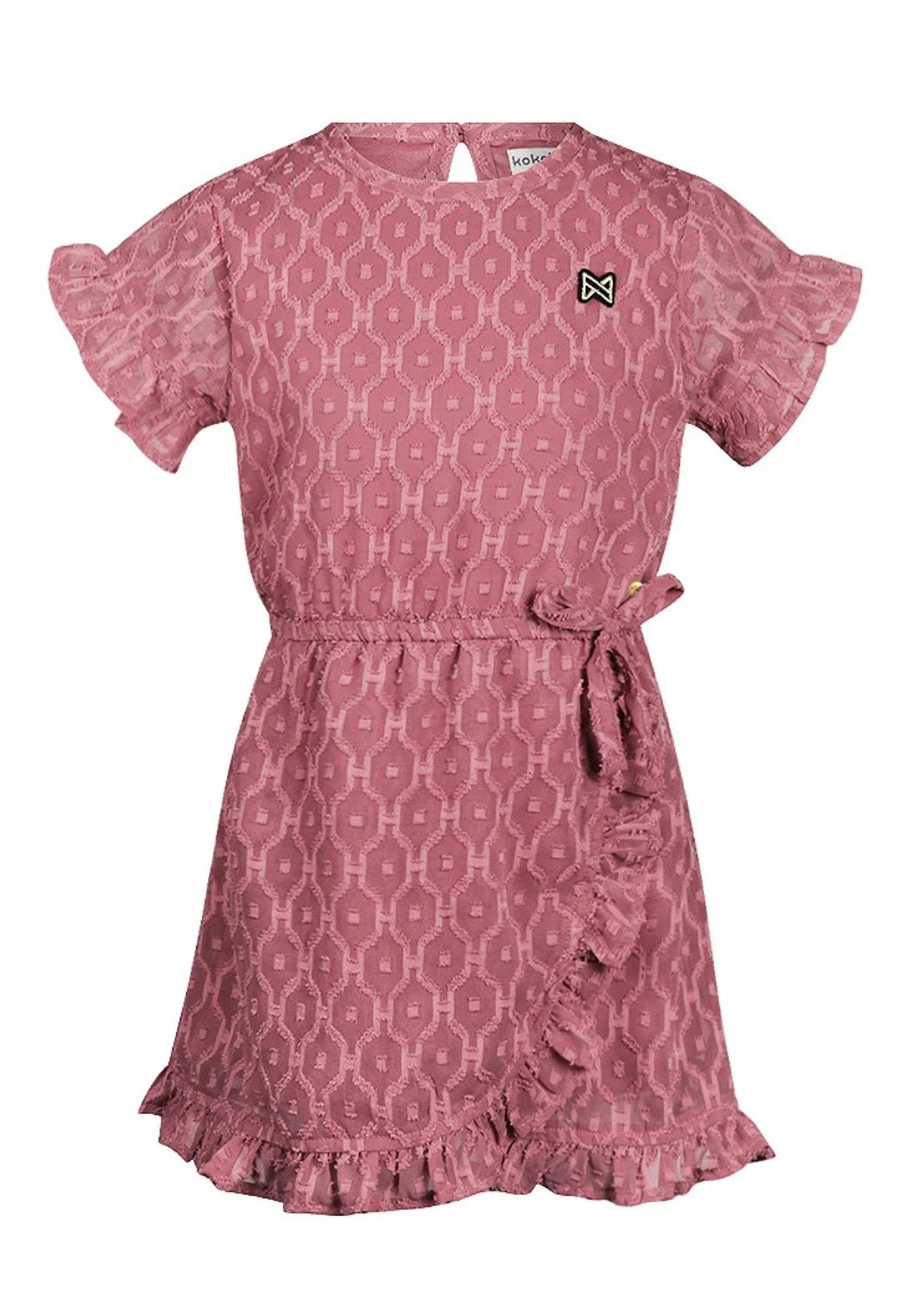 Koko Noko Girls’ Purple Wrap Dress SP