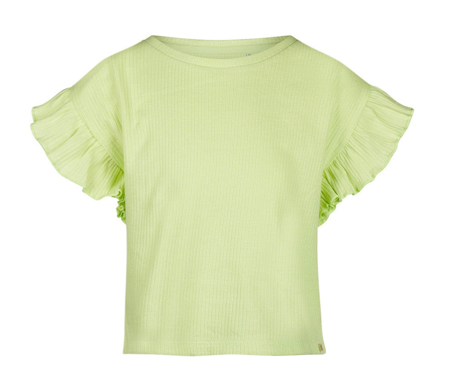 Koko Noko Pistachio Green Ruffle T-Shirt SP