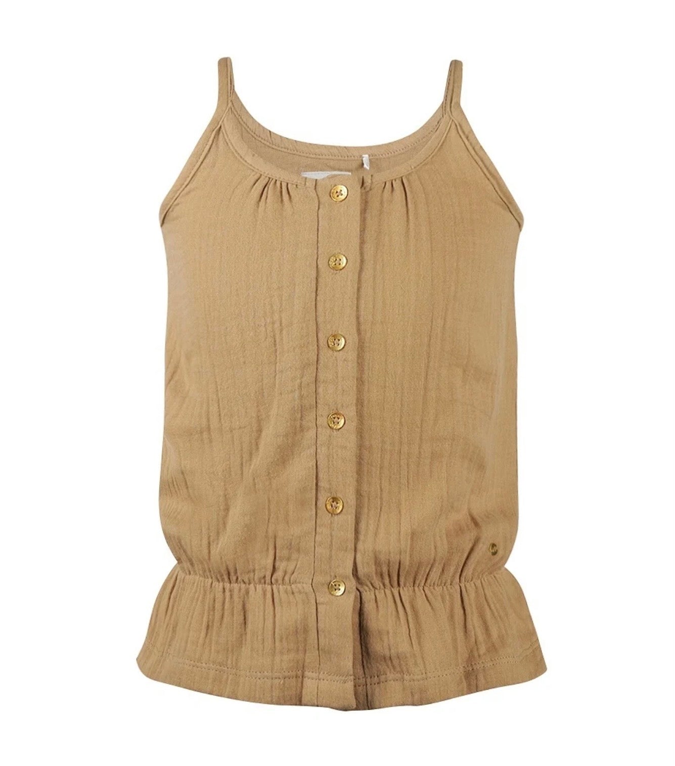 Koko Noko Brown Muslin Tank SP