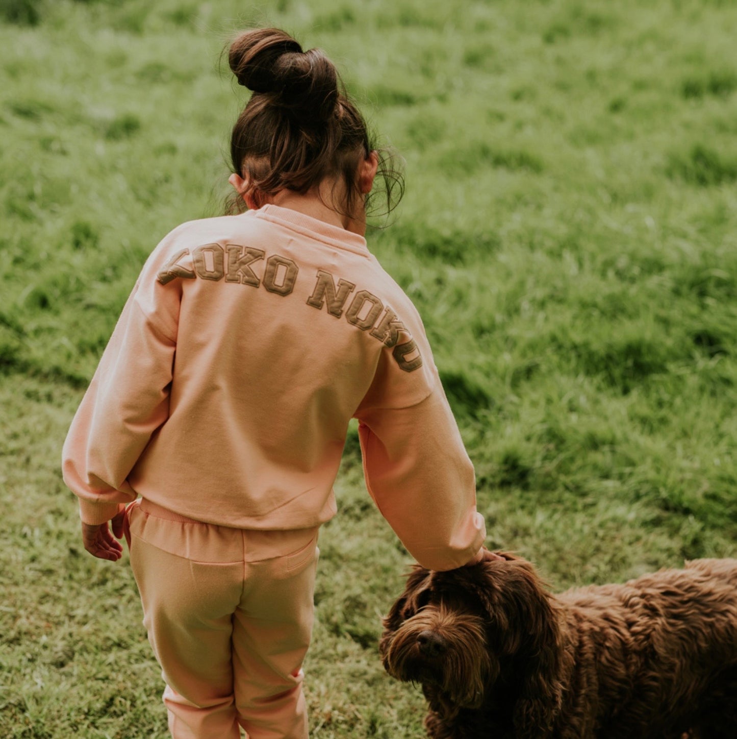 Koko Noko Peach Sweatshirt Set SP