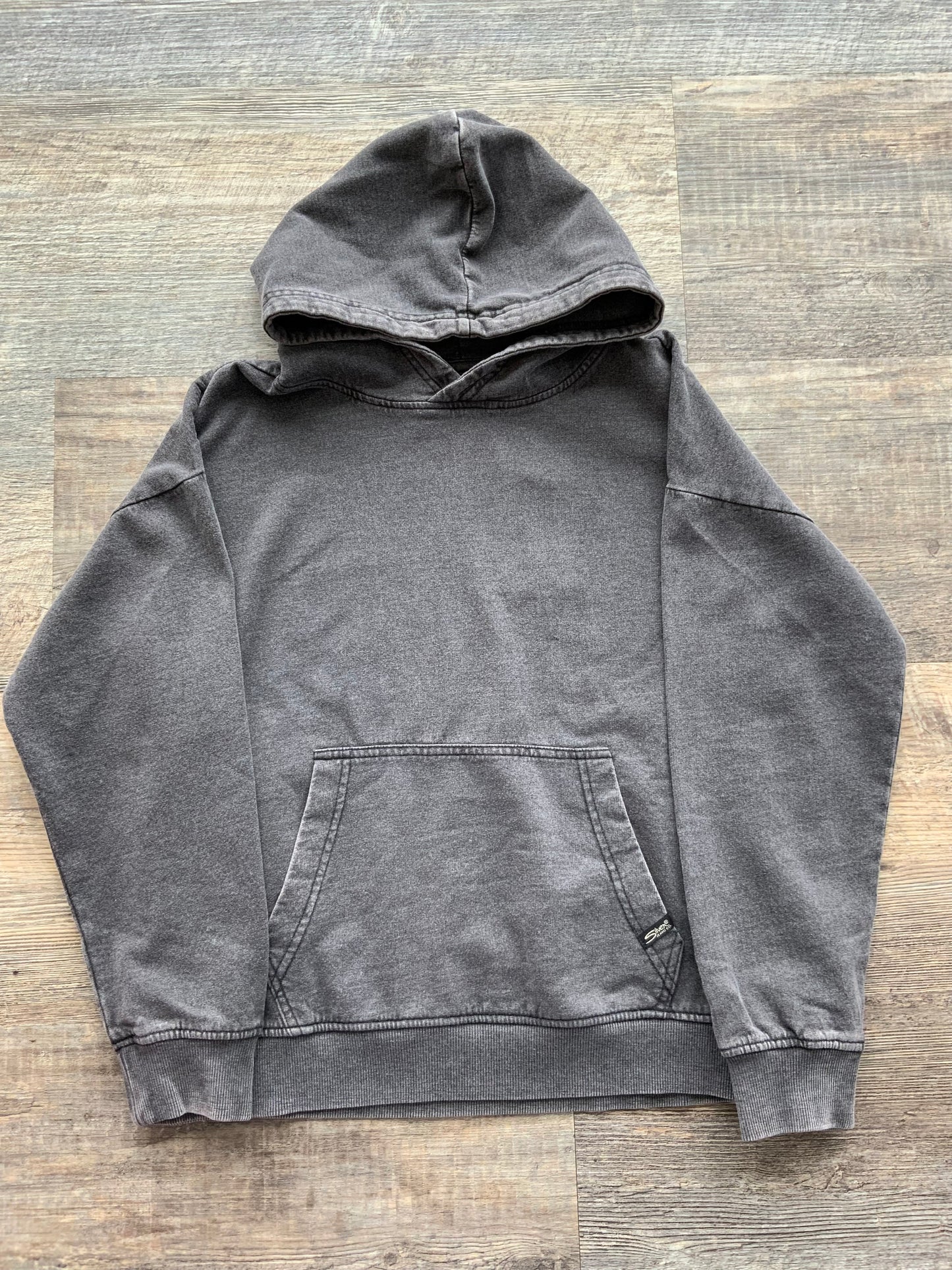Silver Jeans Co. Marble Wash Black Hoodie SP