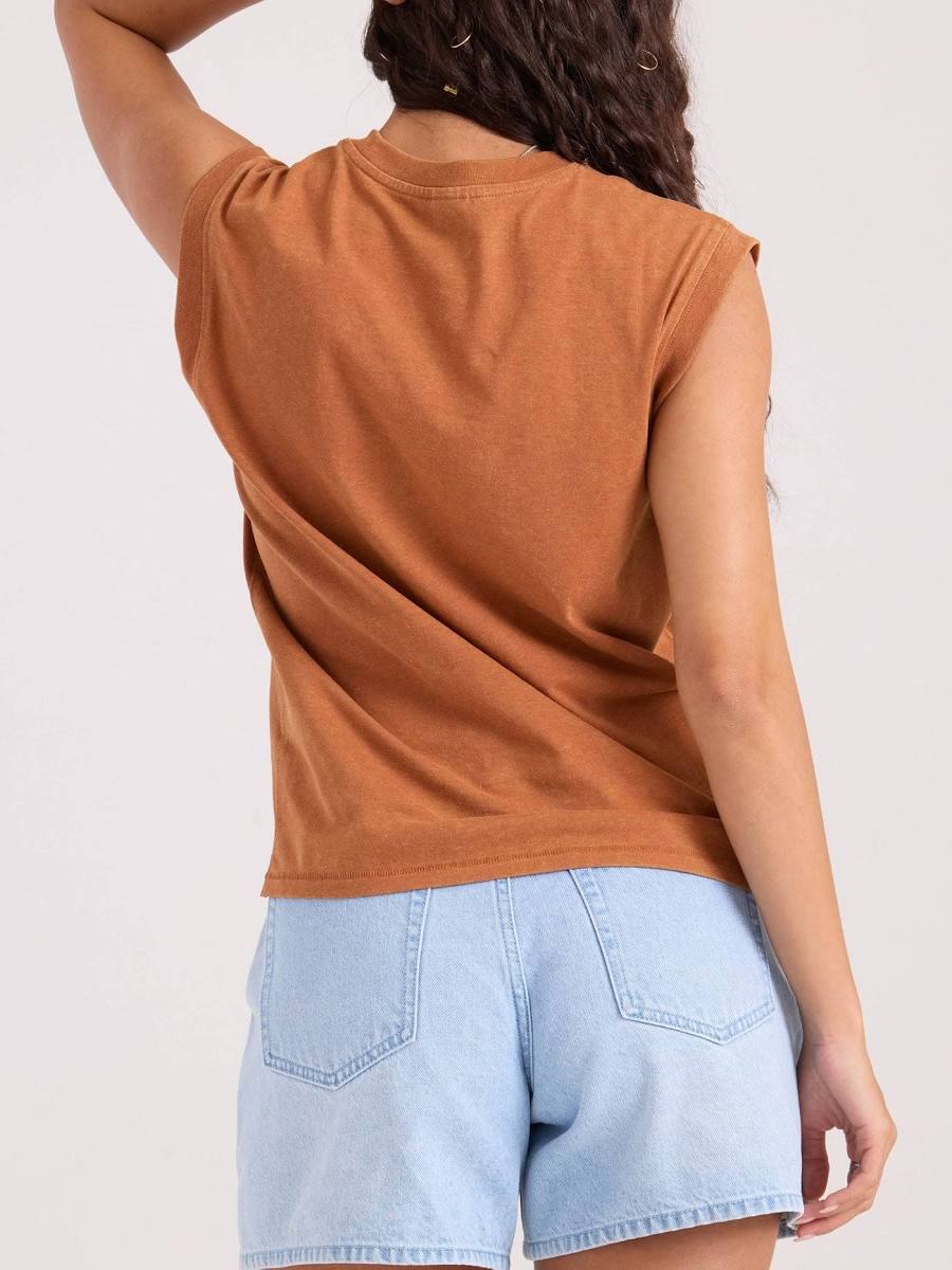 Volcom Burnt Orange Muscle Tank SP
