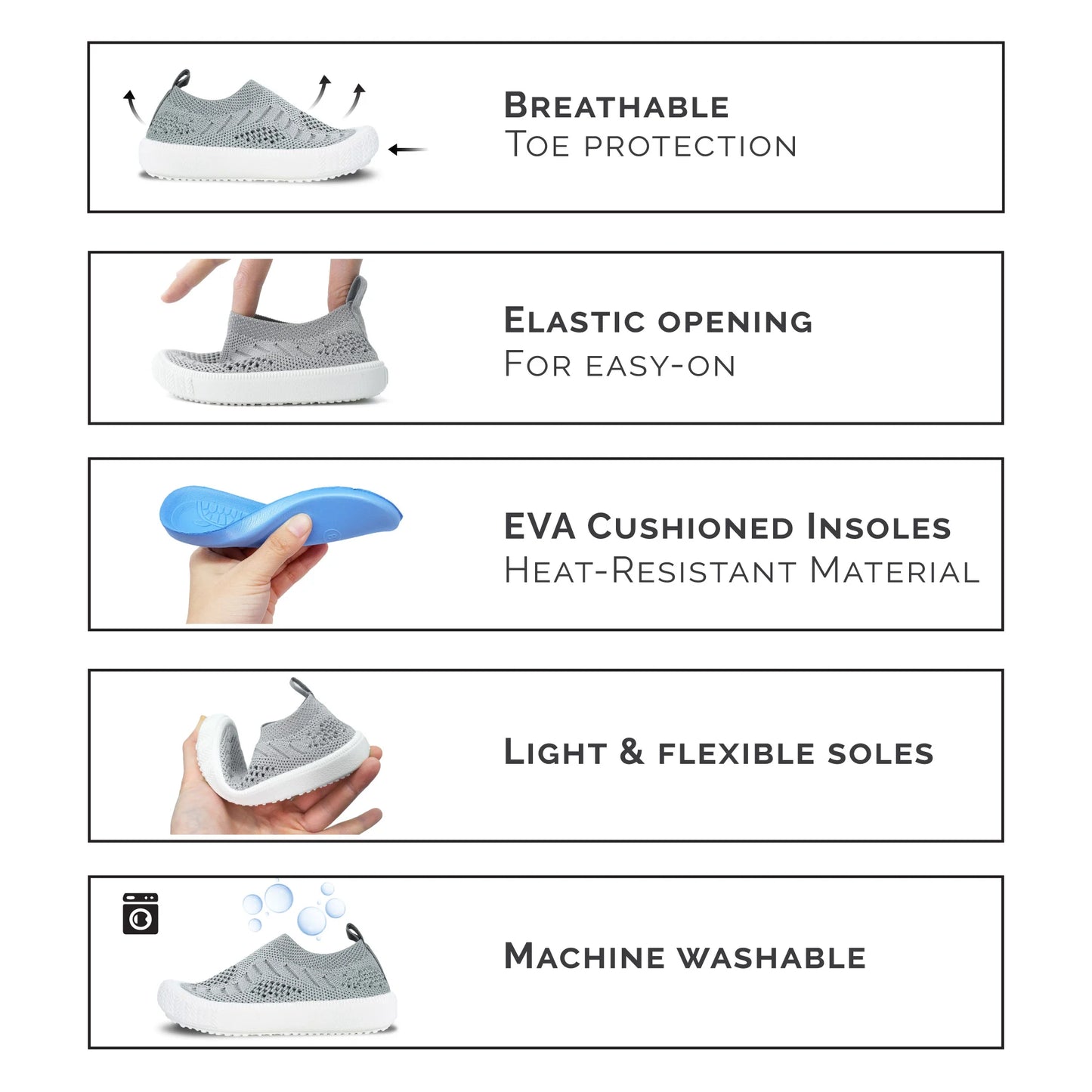 Jan & Jul Lavender Knit Shoes