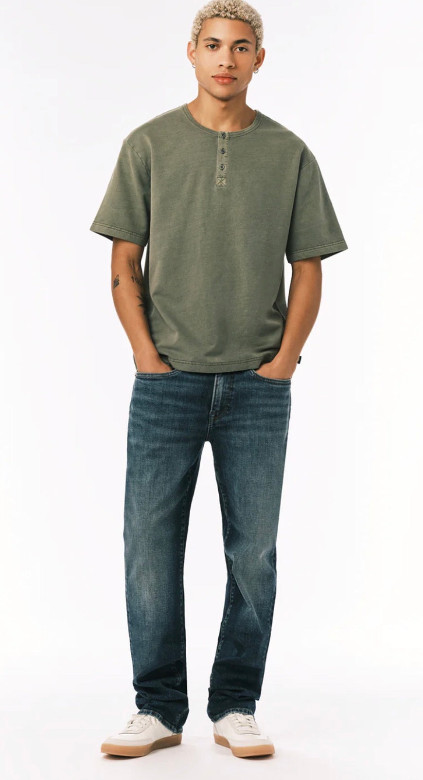 Buffalo Straight Six Contrast Antique Jean SP