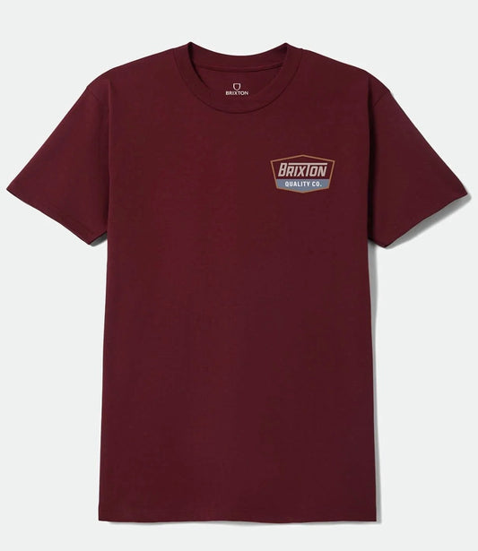 Brixton Burgundy Regal Standard Tee 02-08