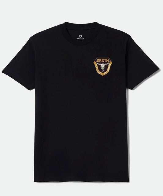 Brixton Black Fraser Standard Tee 02-08