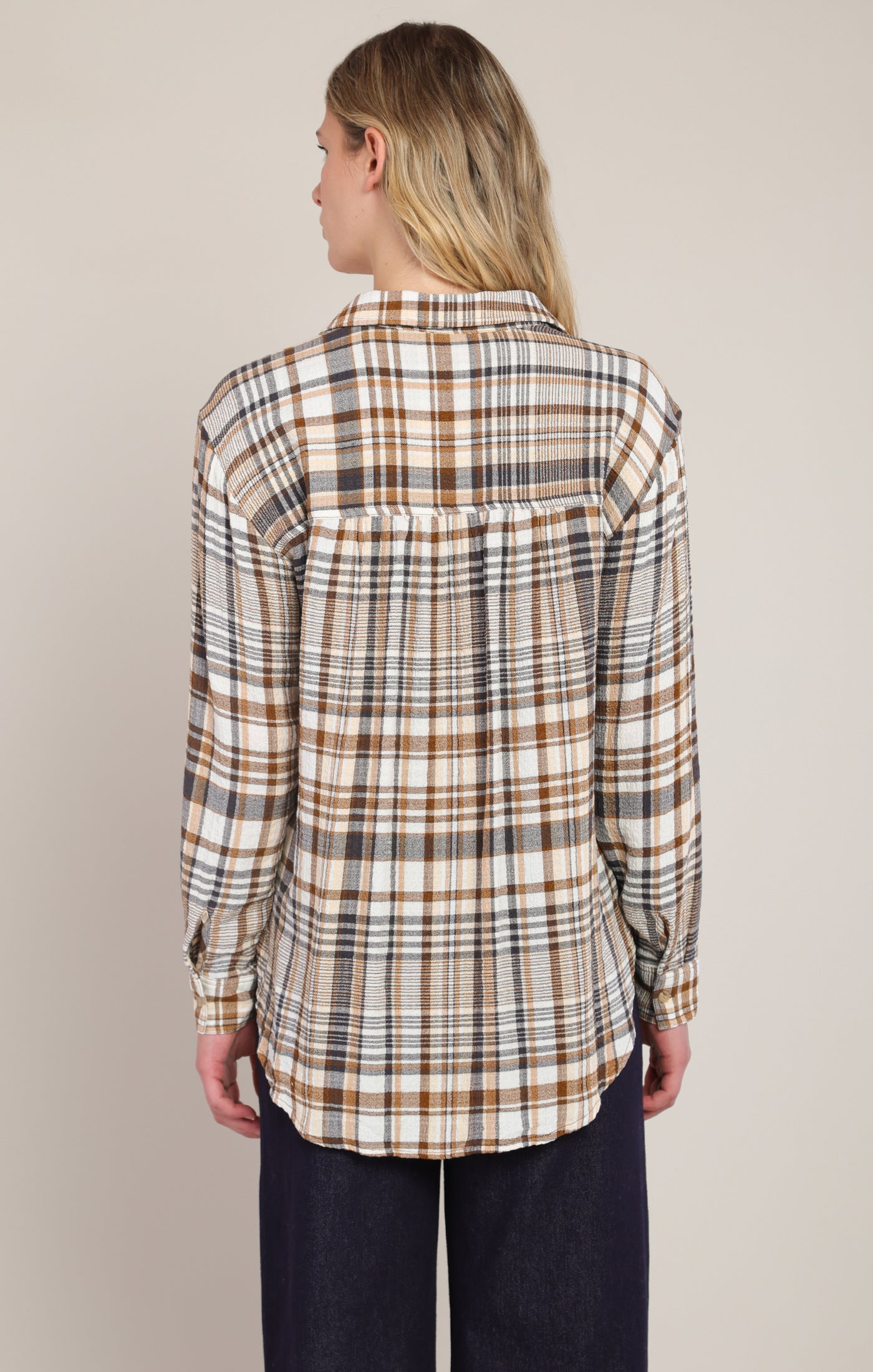 Dex Brown/Navy Plaid Flannel 02-08