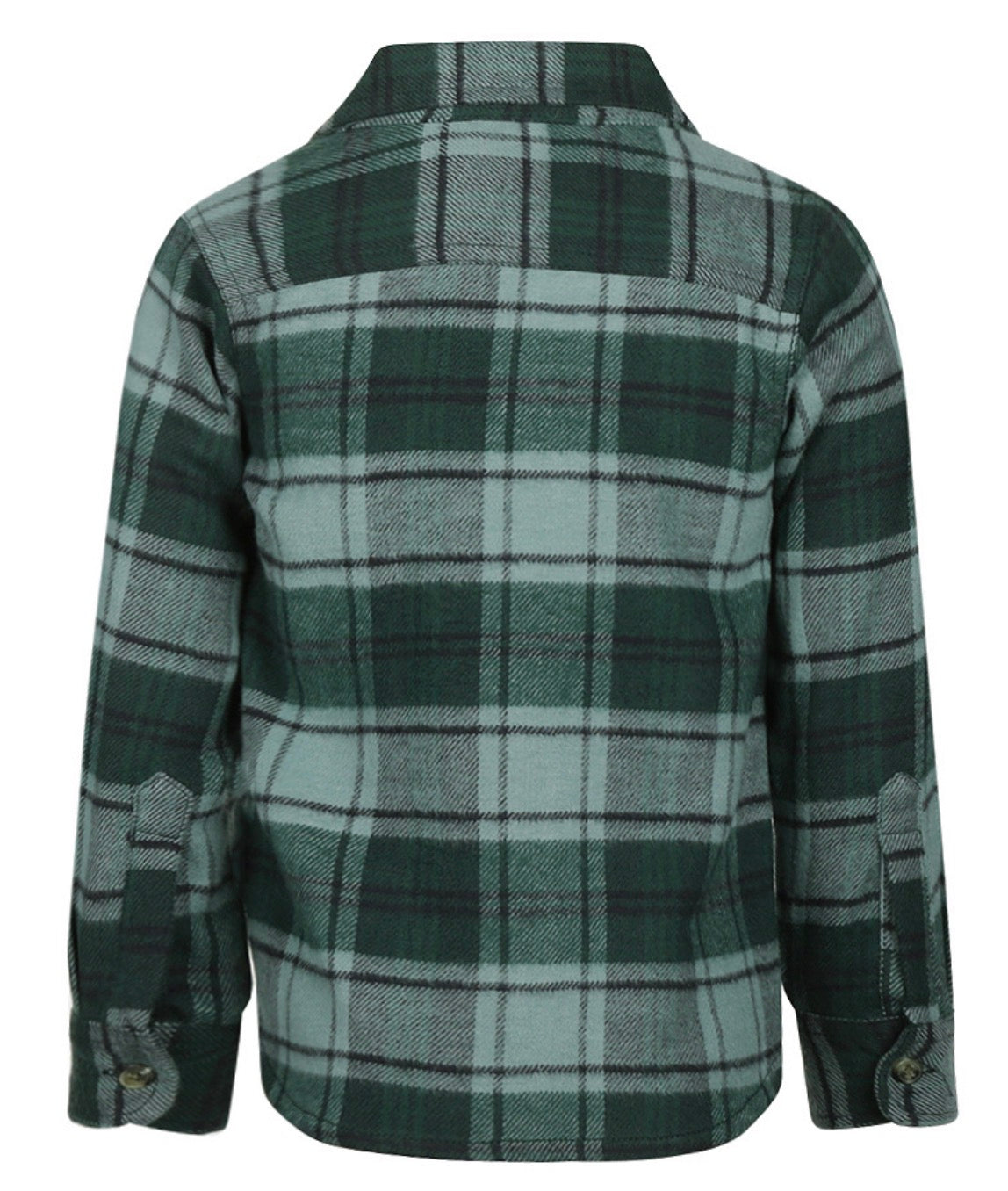 Koko Noko Green Plaid Jacket with Zipper 09-02