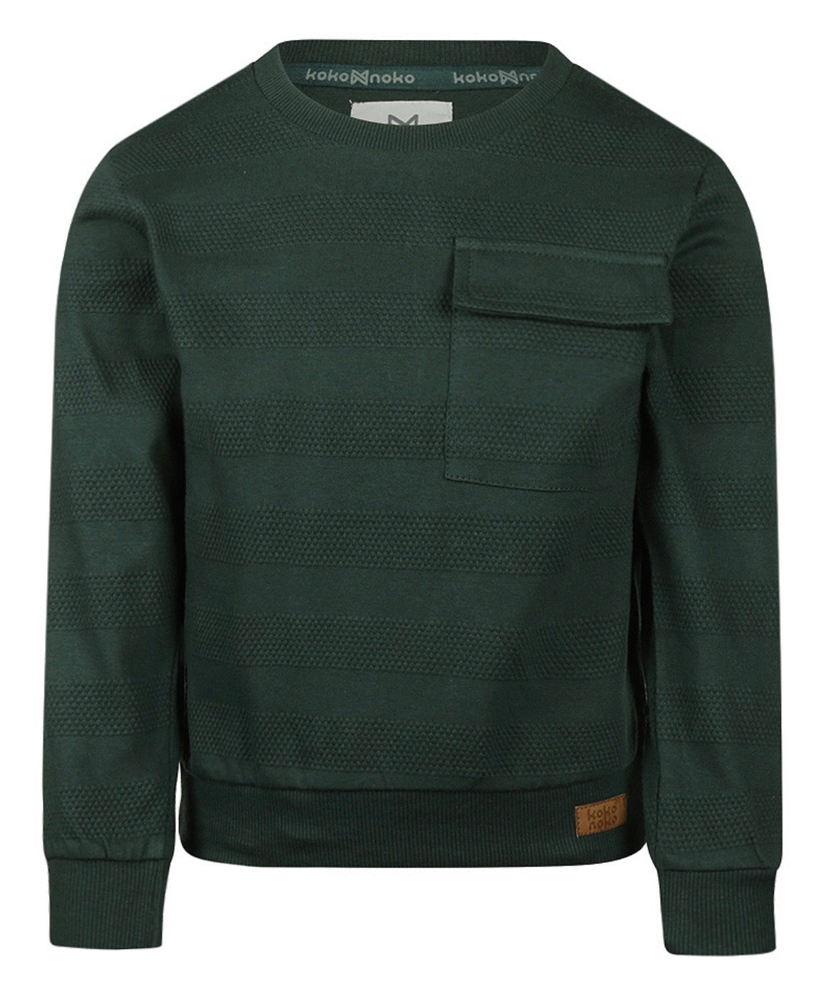 Koko Noko Dark Green Long Sleeve Shirt 09-02
