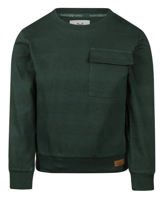 Koko Noko Dark Green Long Sleeve Shirt 02-09