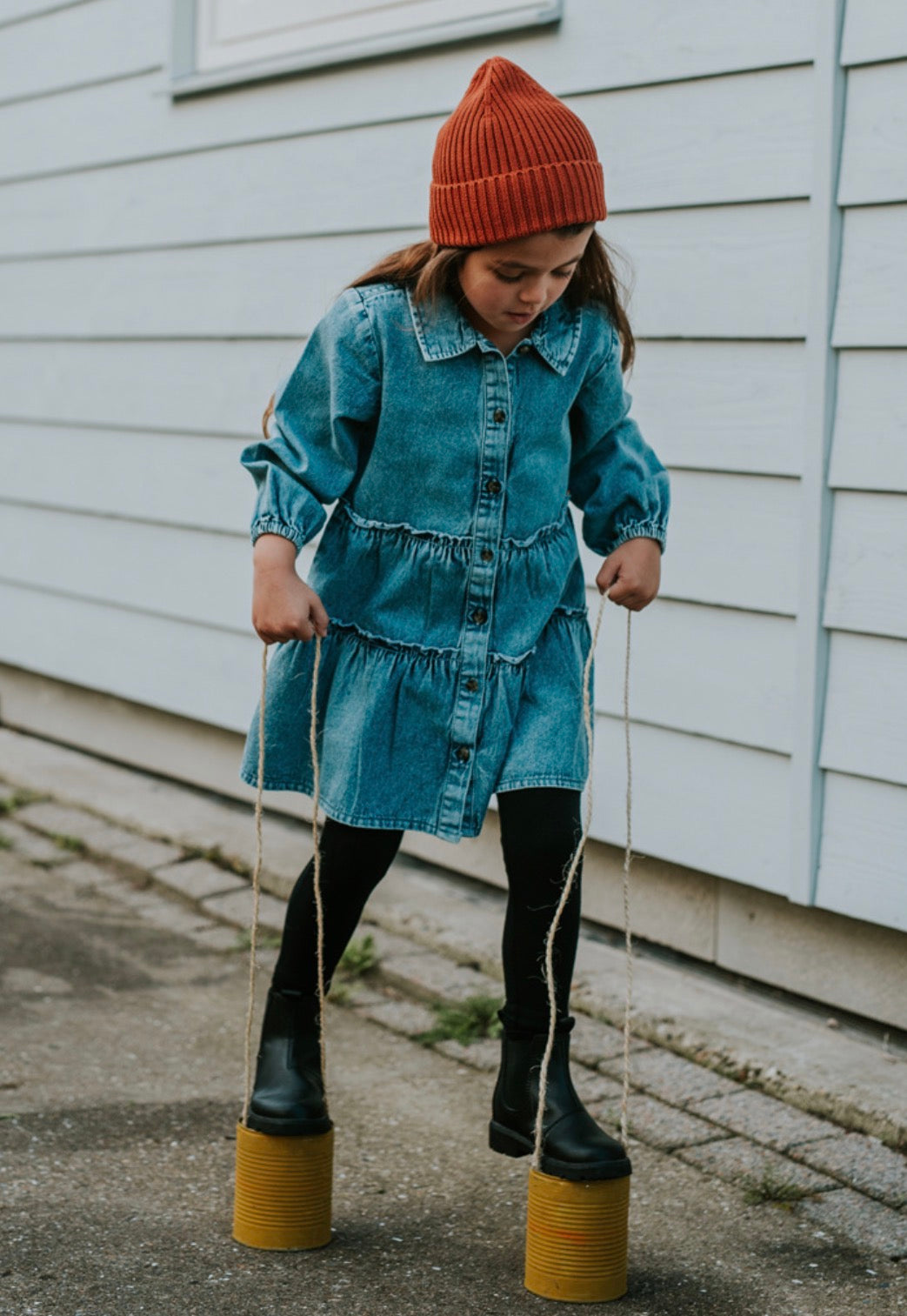 Koko Noko Denim Dress 09-02