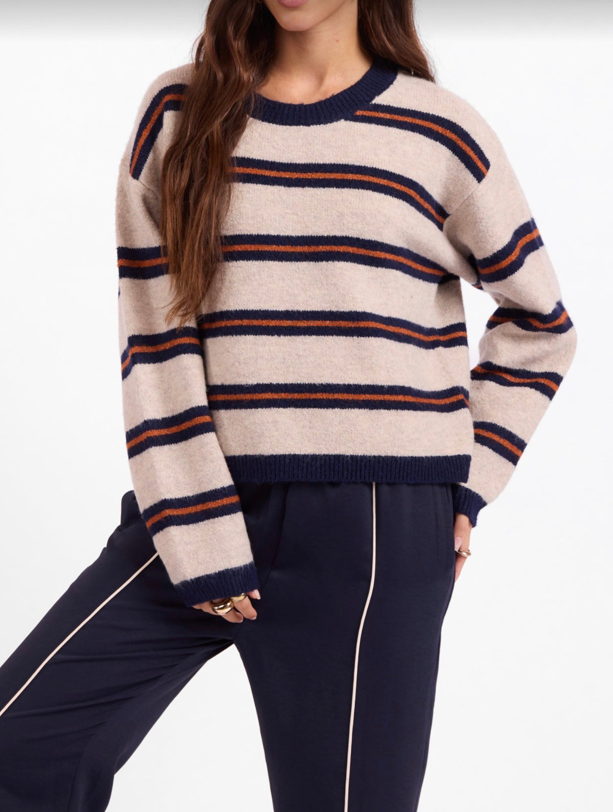 Sage the Label Tiber Stripe Sweater 02-09
