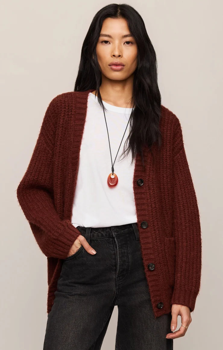 Z Supply Velvet Rouge Whitmore Cardigan 02-09
