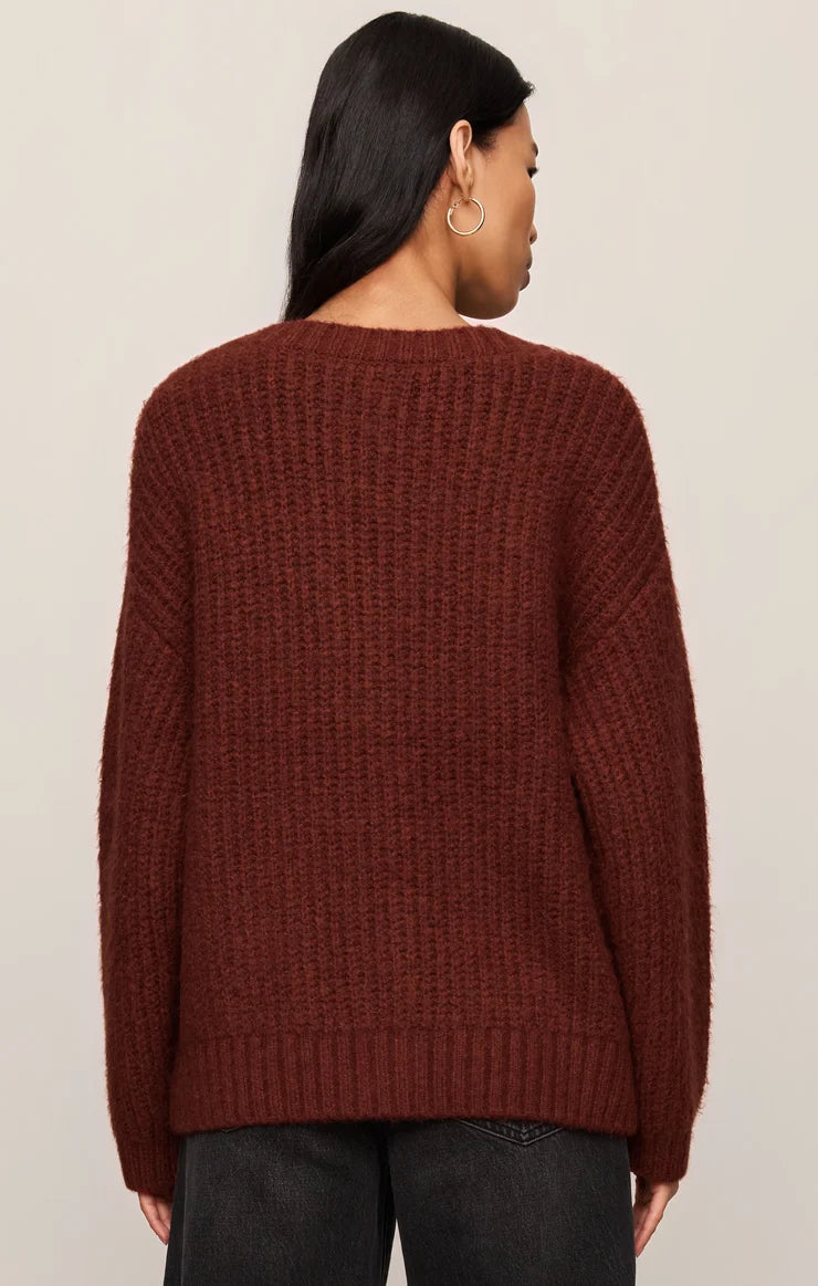 Z Supply Velvet Rouge Whitmore Cardigan 02-09