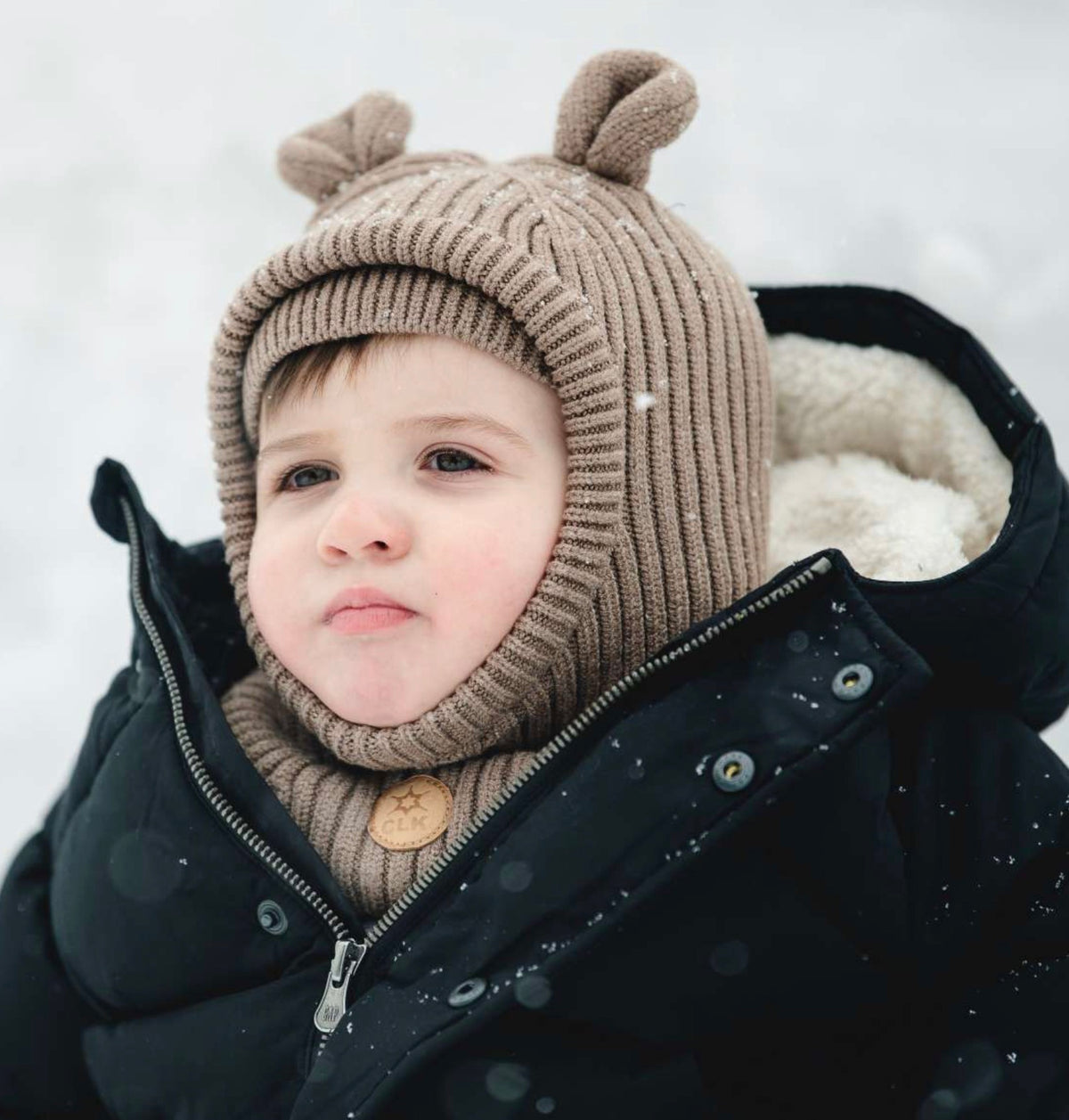 Calikids Knit Bear Balaclava