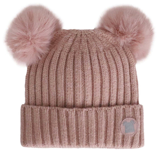 Calikids Pink Pompom Toque