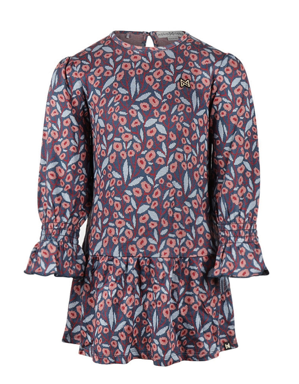 Koko Noko Printed Long Sleeve Dress 02-09