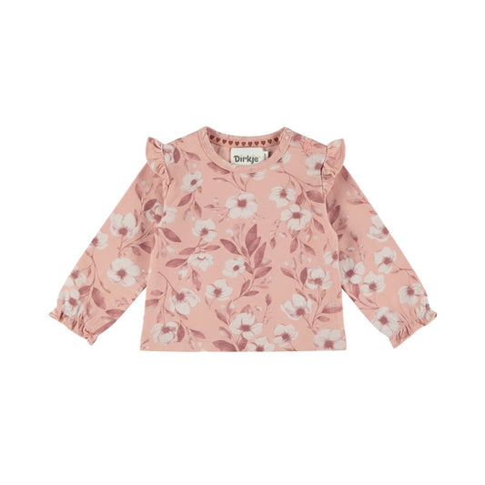 Dirkje Pink Floral Long Sleeve 09-02