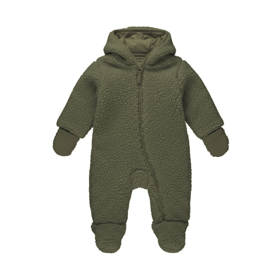 Dirkje Green Teddy Fleece Snowsuit 09-02
