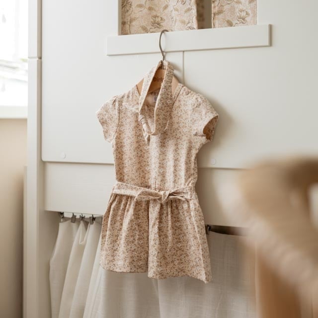 Dirkje Beige Floral Dress SPN
