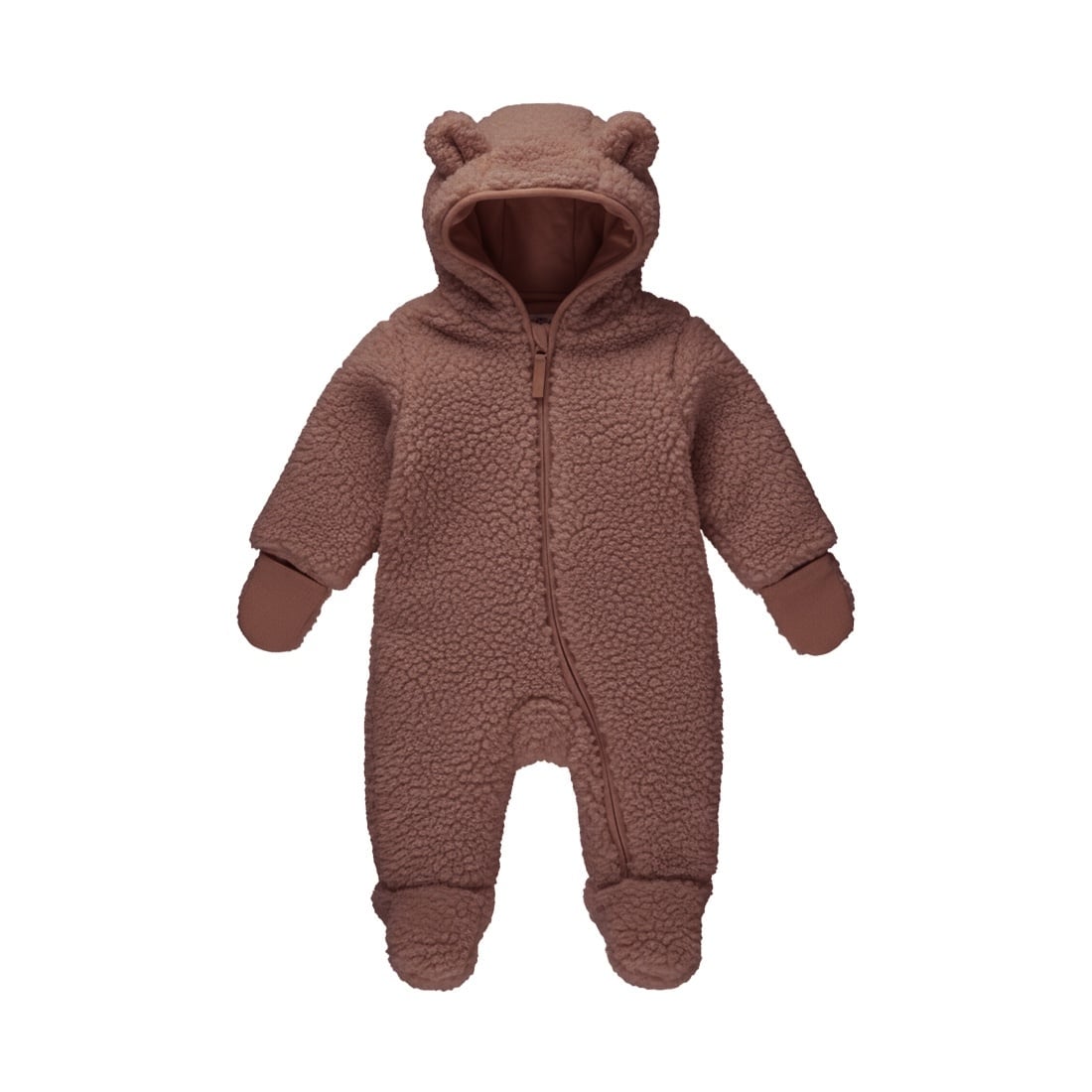 Dirkje Pink Teddy Fleece Snowsuit 09-02