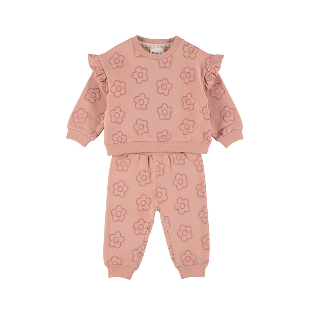 Dirkje Flower Pink Sweatsuit 09-02