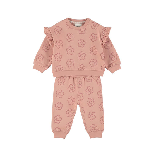 Dirkje Flower Pink Sweatsuit 09-02