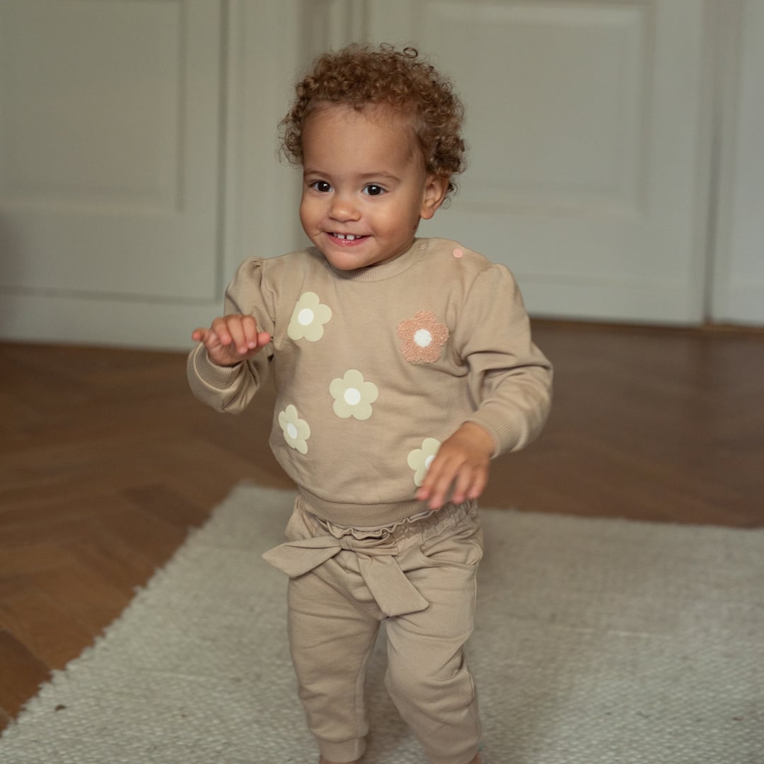 Dirkje Taupe Daisy Sweater 09-02
