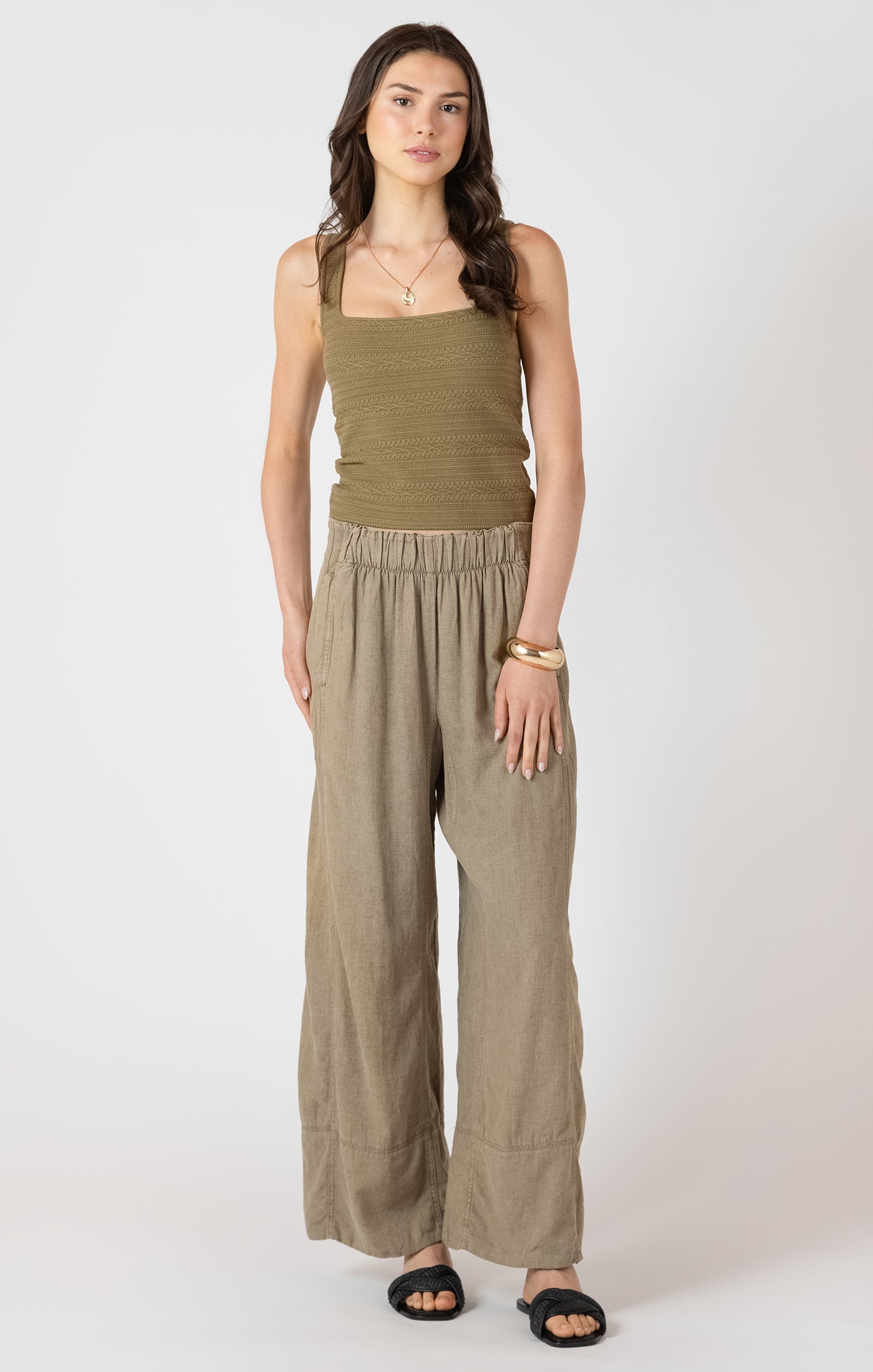 Dex Squareneck Textured Tank