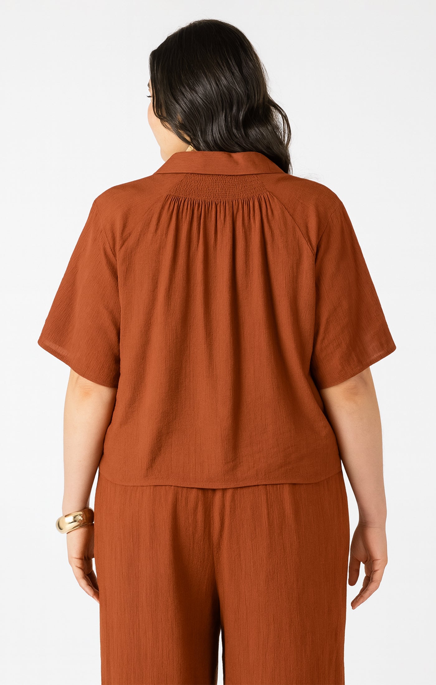 Dex Burnt Sienna Blouse SP
