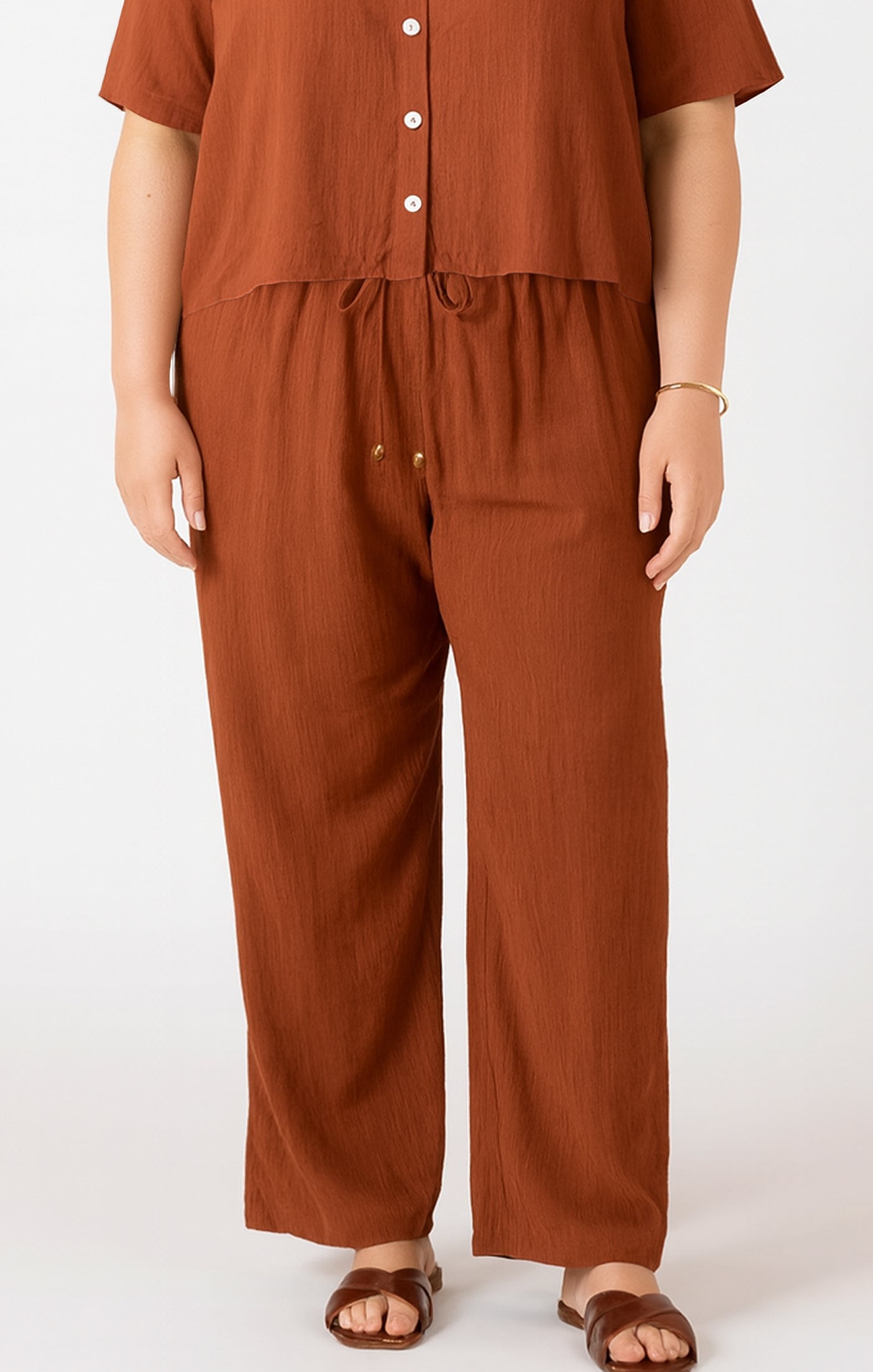 Dex Sienna Drawstring Wide Leg Pant SP