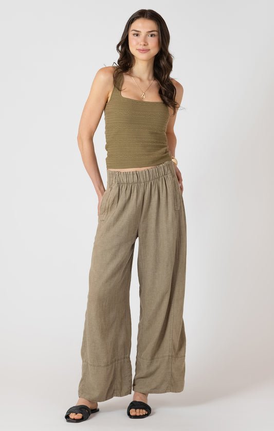 DEX Wide Leg Linen Pant SP