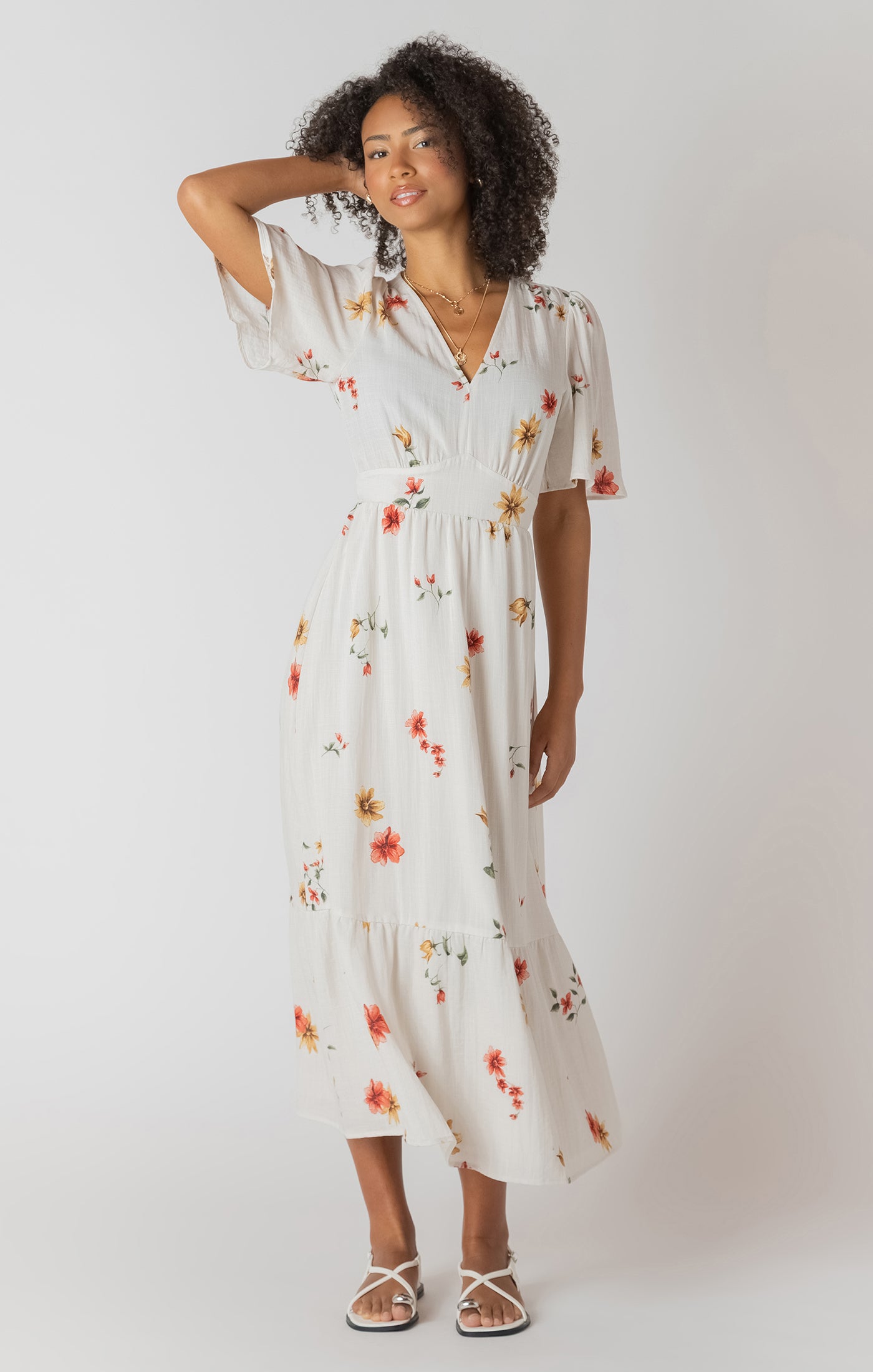 Room34 Short Sleeve Maxi Dress