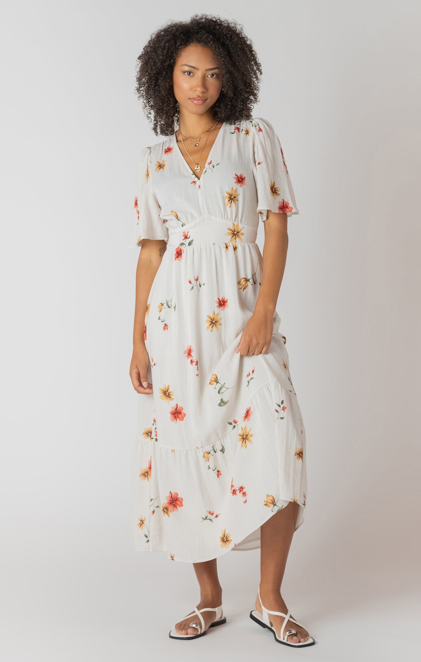 Room34 Short Sleeve Maxi Dress